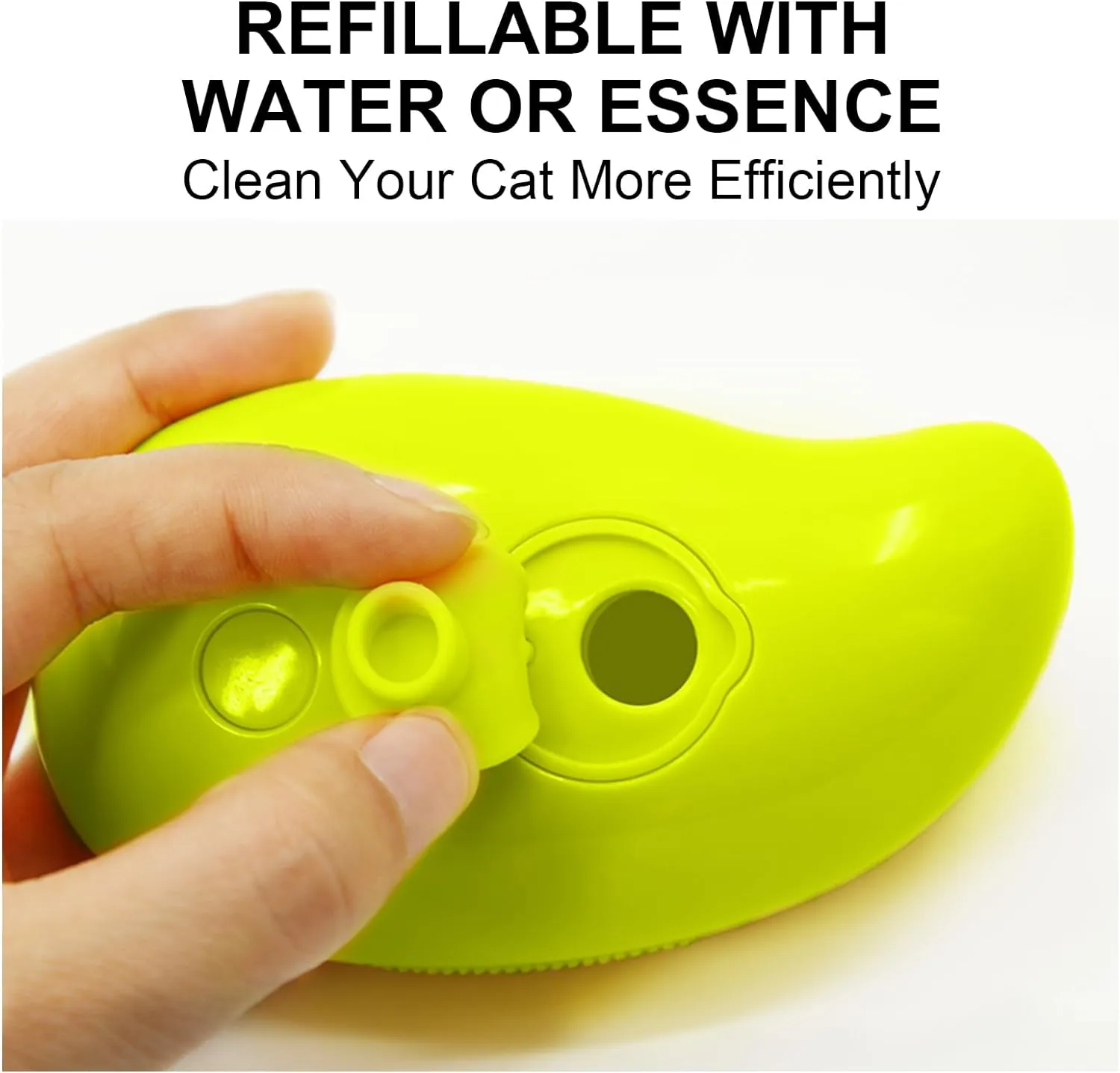 3-in-1 Cat Steamer Brush for Grooming & Hair Removal