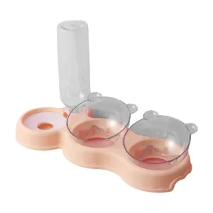 3-in-1 Pet Cat Bowl Automatic Feeder