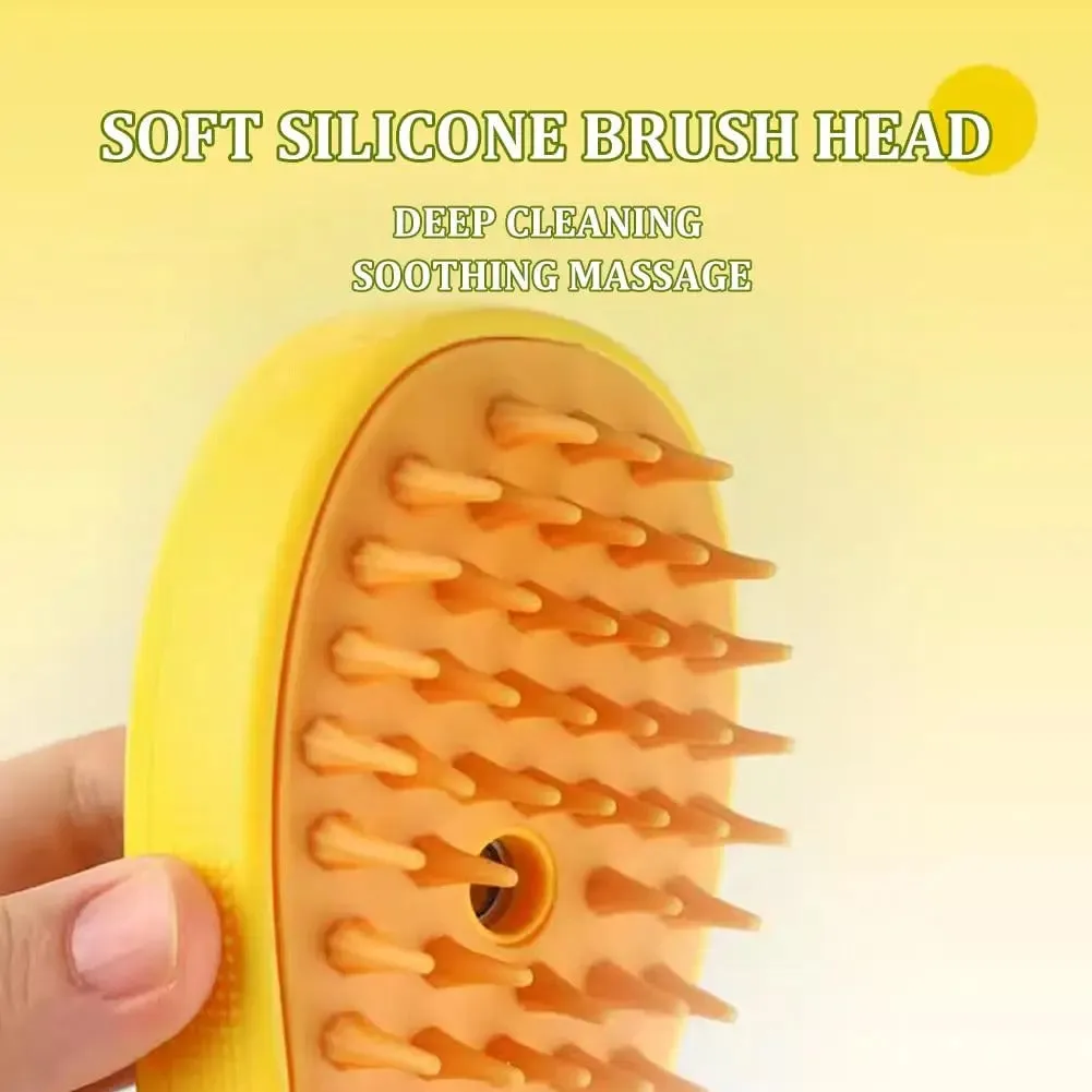 3 in 1 self-cleaning Massage Combs Effective cat steamy brush