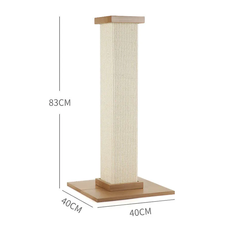 (83cm) Cat scratching post XXL sisal scratching post - beige