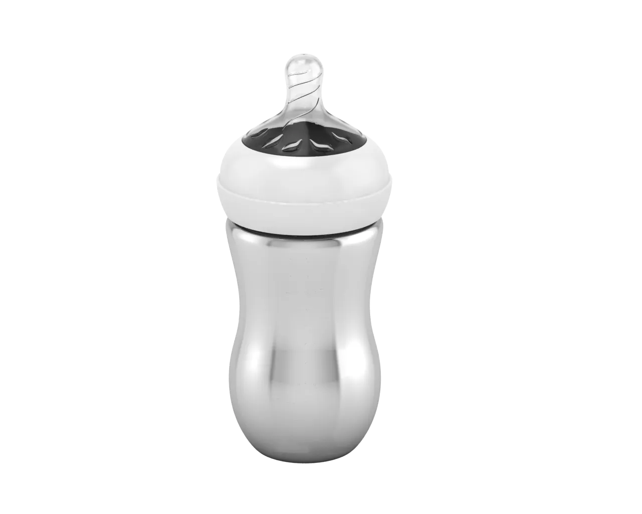 999 Pure Silver Baby Feeding Bottle