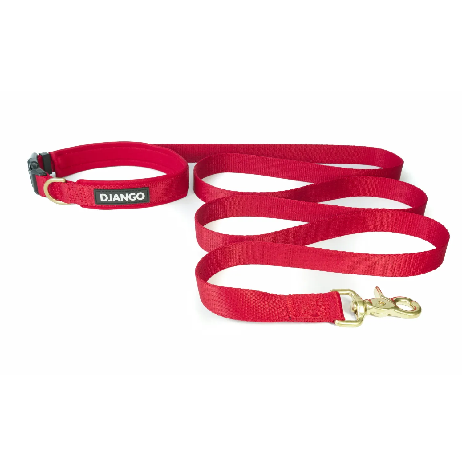 Adjustable Hands-Free Adventure Dog Leash - Crimson Red