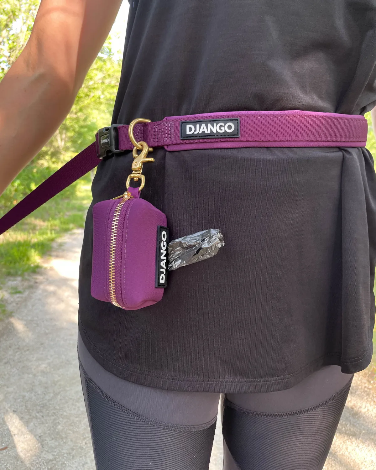 Adjustable Hands-Free Adventure Dog Leash - Quartz Pink