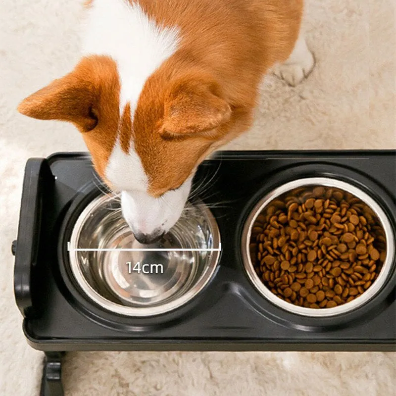 Adjustable Stainless Steel Dog Bowls