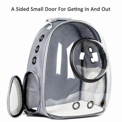 Astronaut Bubble Transparent Travel Backpack Cat Carrier