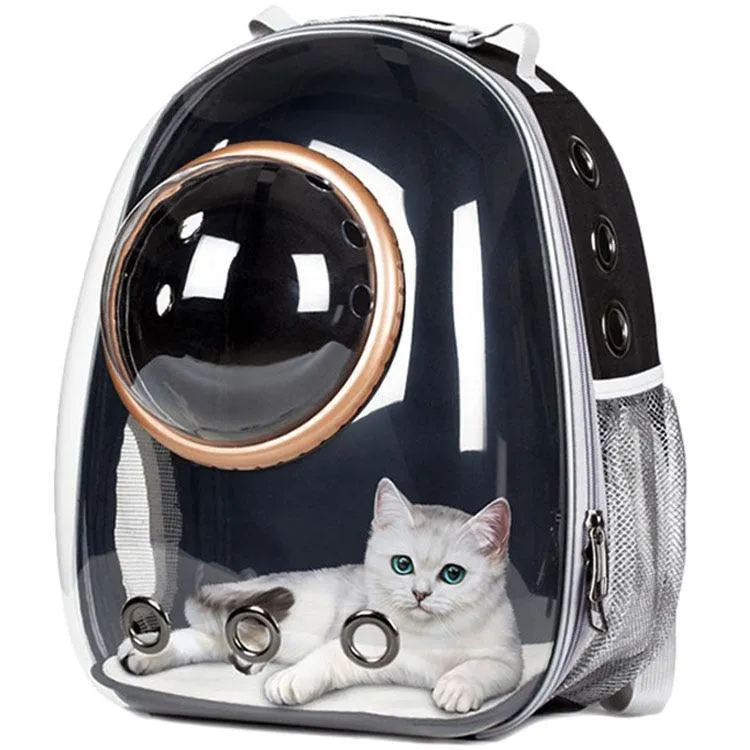 Astronaut Bubble Transparent Travel Backpack Cat Carrier