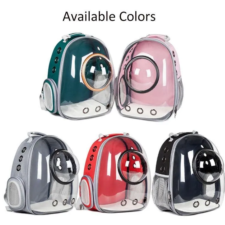 Astronaut Bubble Transparent Travel Backpack Cat Carrier