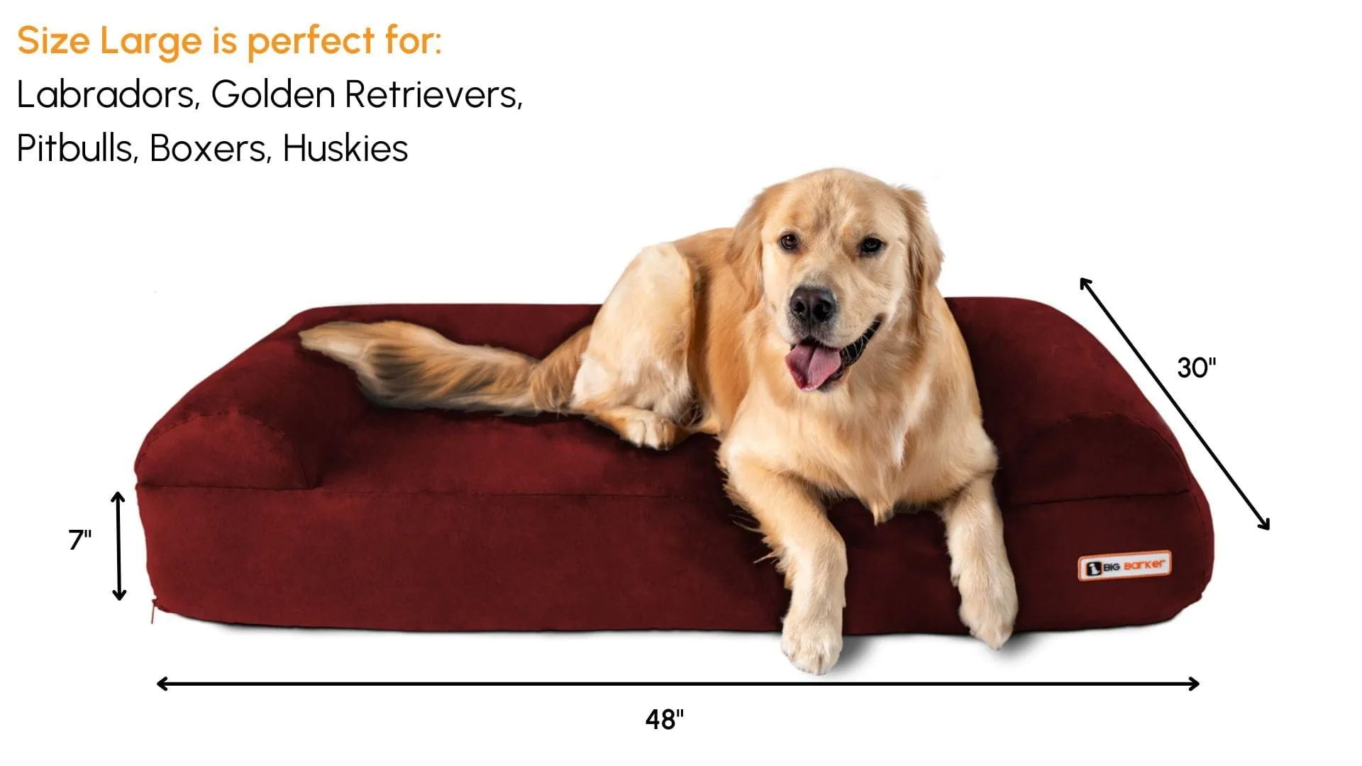 Big Barker Orthopedic Dog Bed