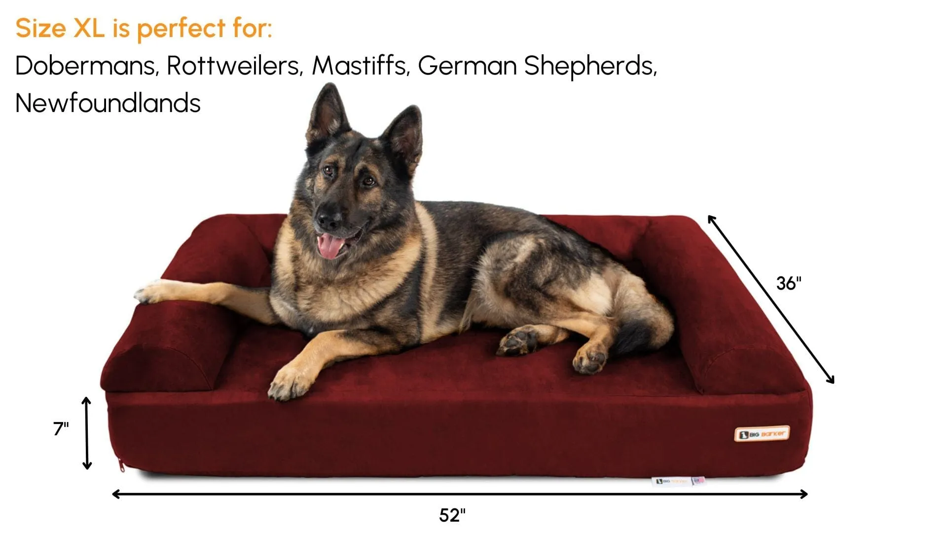 Big Barker Orthopedic Dog Bed