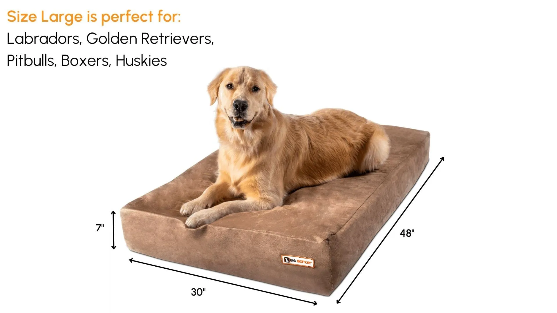 Big Barker Orthopedic Dog Bed