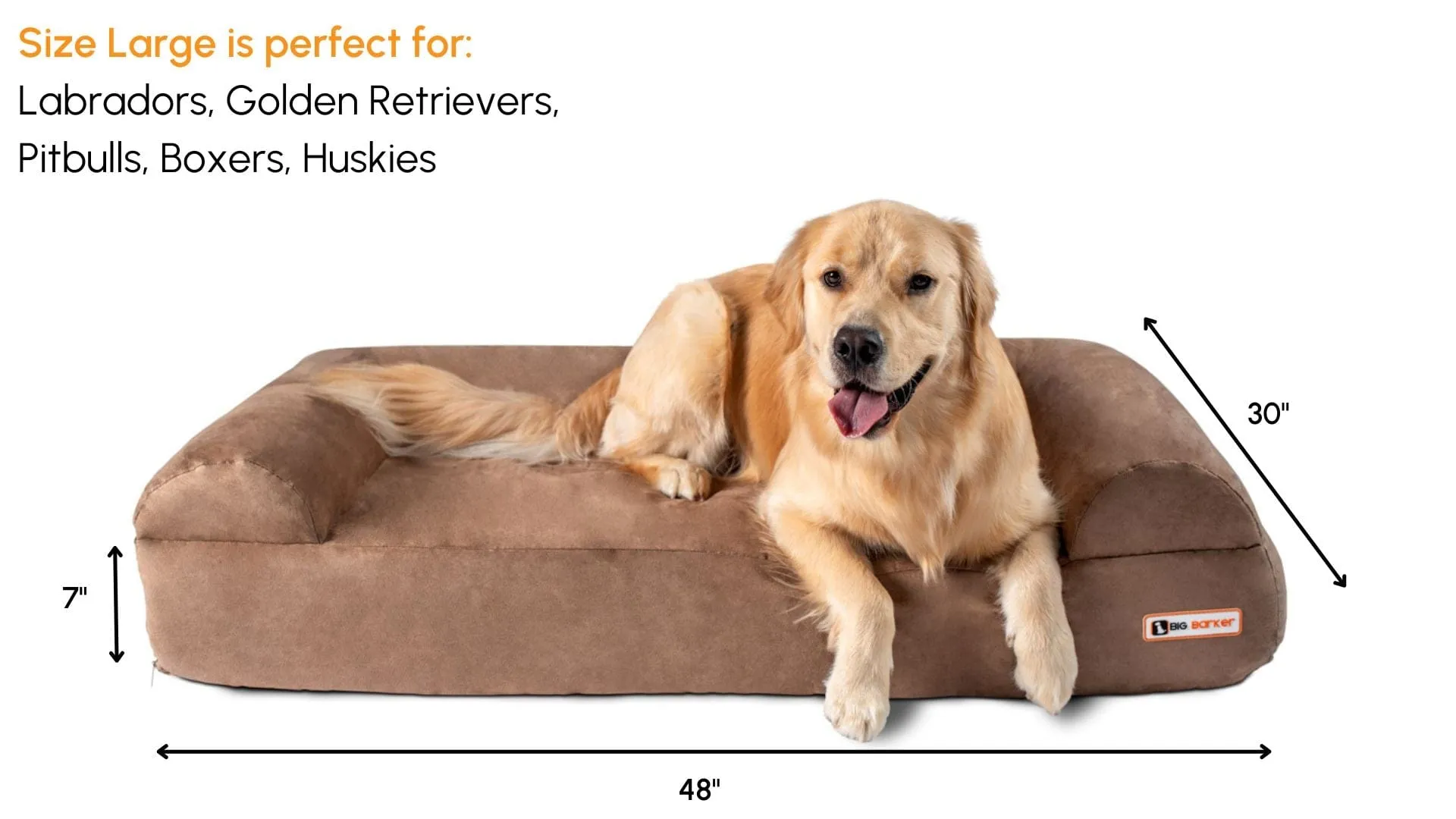 Big Barker Orthopedic Dog Bed