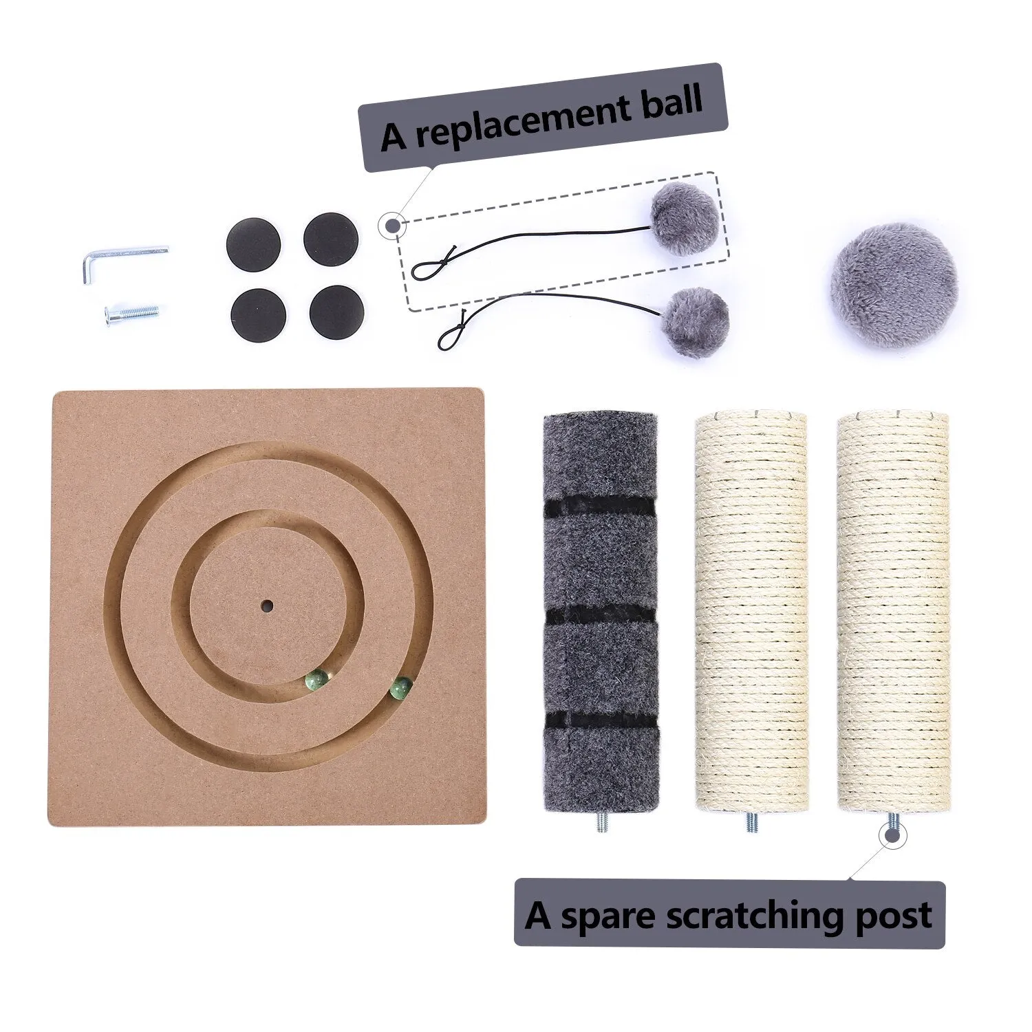 Cat Scratching Post Cat Tree Interactive Toys