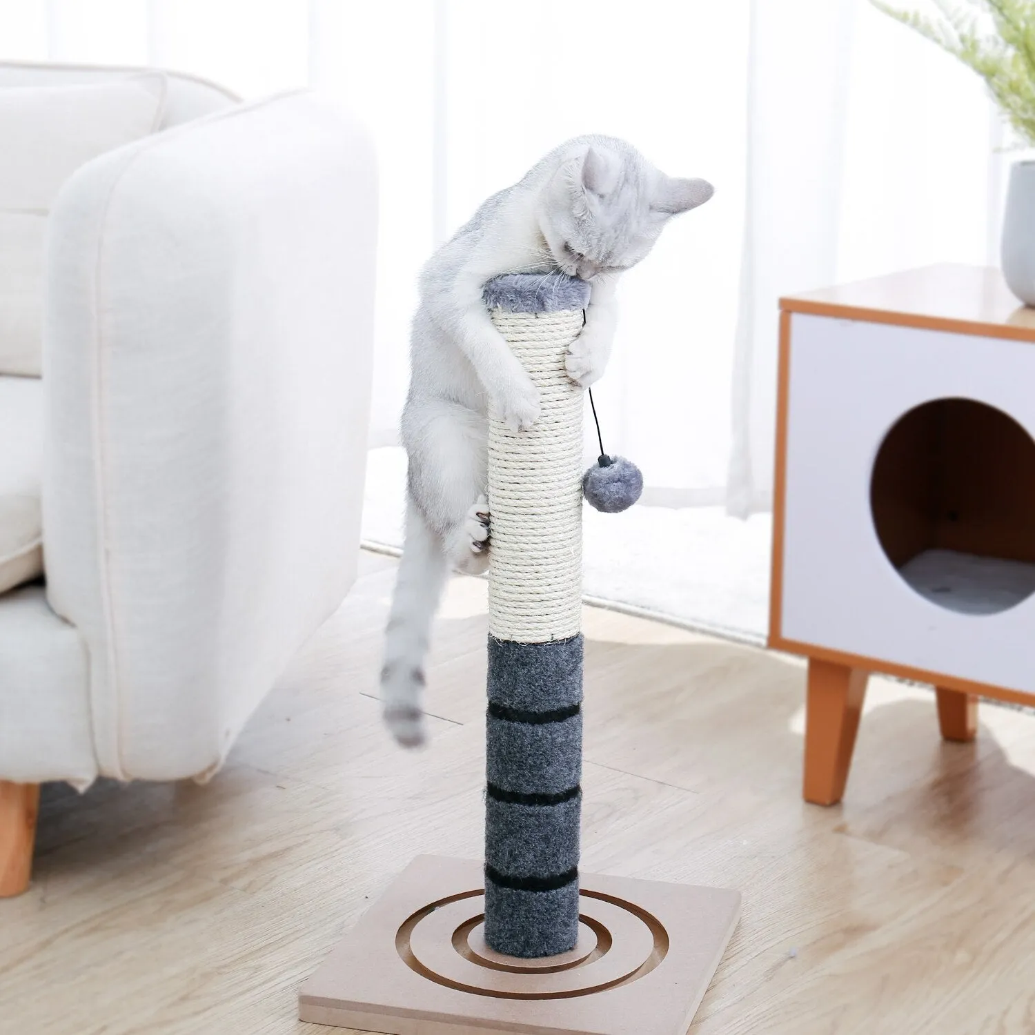 Cat Scratching Post Cat Tree Interactive Toys