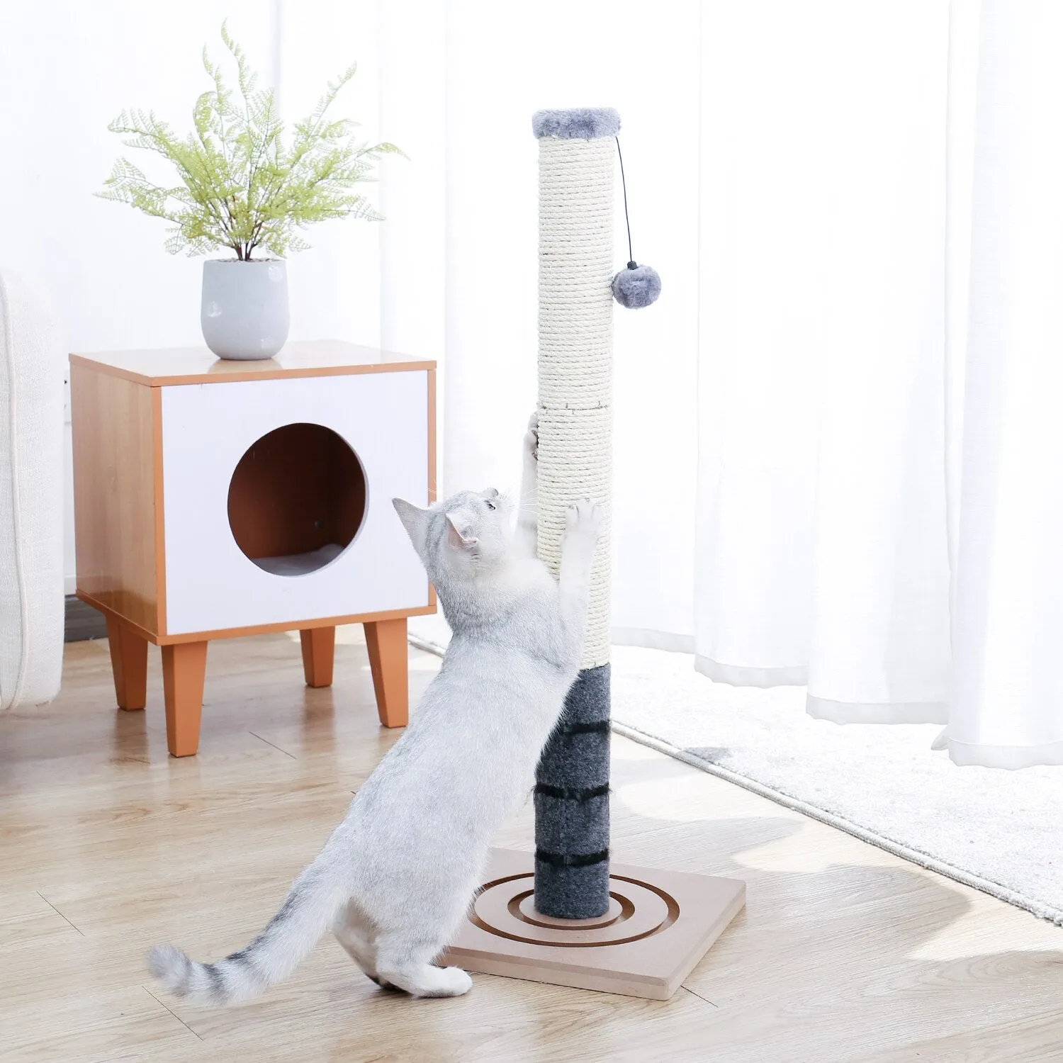 Cat Scratching Post Cat Tree Interactive Toys