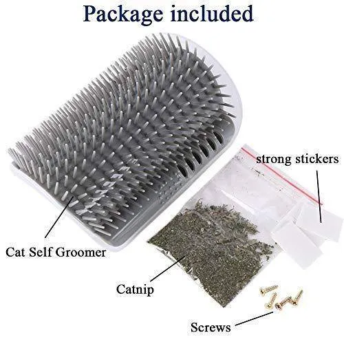 Cat Self Grooming Brush with Catnip