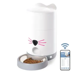 Catit Pixi cat automatic feeder version 2.0 with visual camera, intelligent timing and quantitative remote pet feeding machine, large capacity 1.2kg