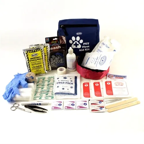 Deluxe Pet First Aid Kit for Dogs and Cats