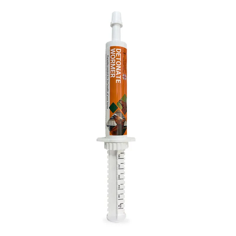 Detonate Equine Gel Wormer 30g Syringe - Parasite Control