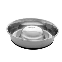 Dogit Stainless Steel Non-Skid Slow Feed Dog Bowl - 900 ml (30.5 fl.oz.)