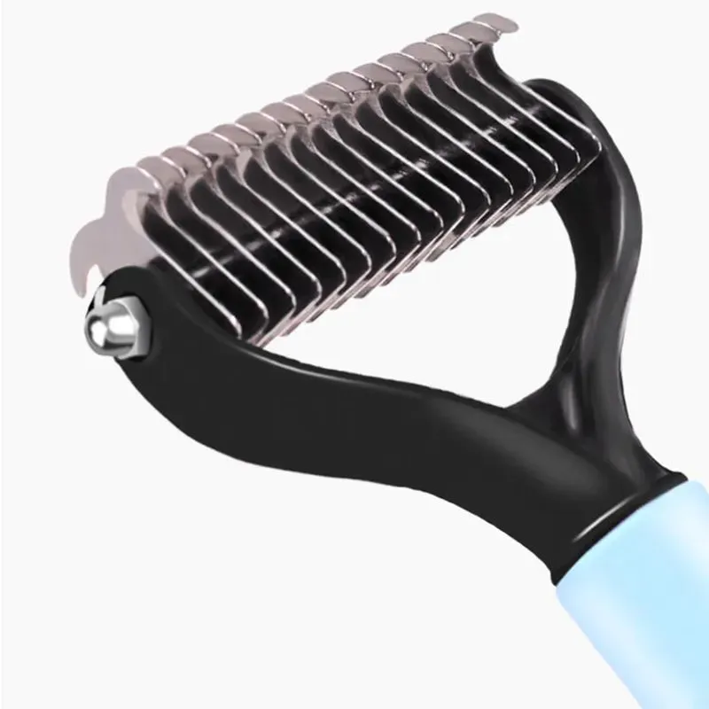 Double-Sided Pet Grooming Brush Tool