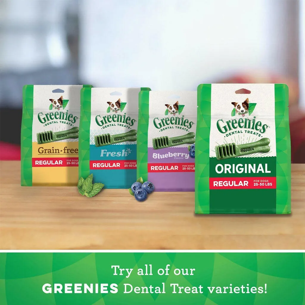 Greenies Original Dental Chews for Dogs, Treat-Pak, Petite