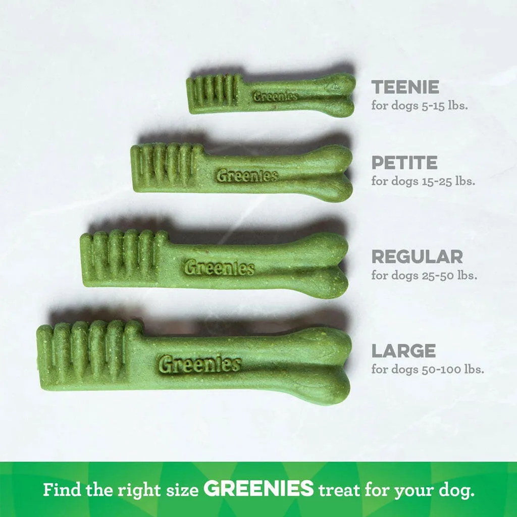 Greenies Original Dental Chews for Dogs, Treat-Pak, Petite
