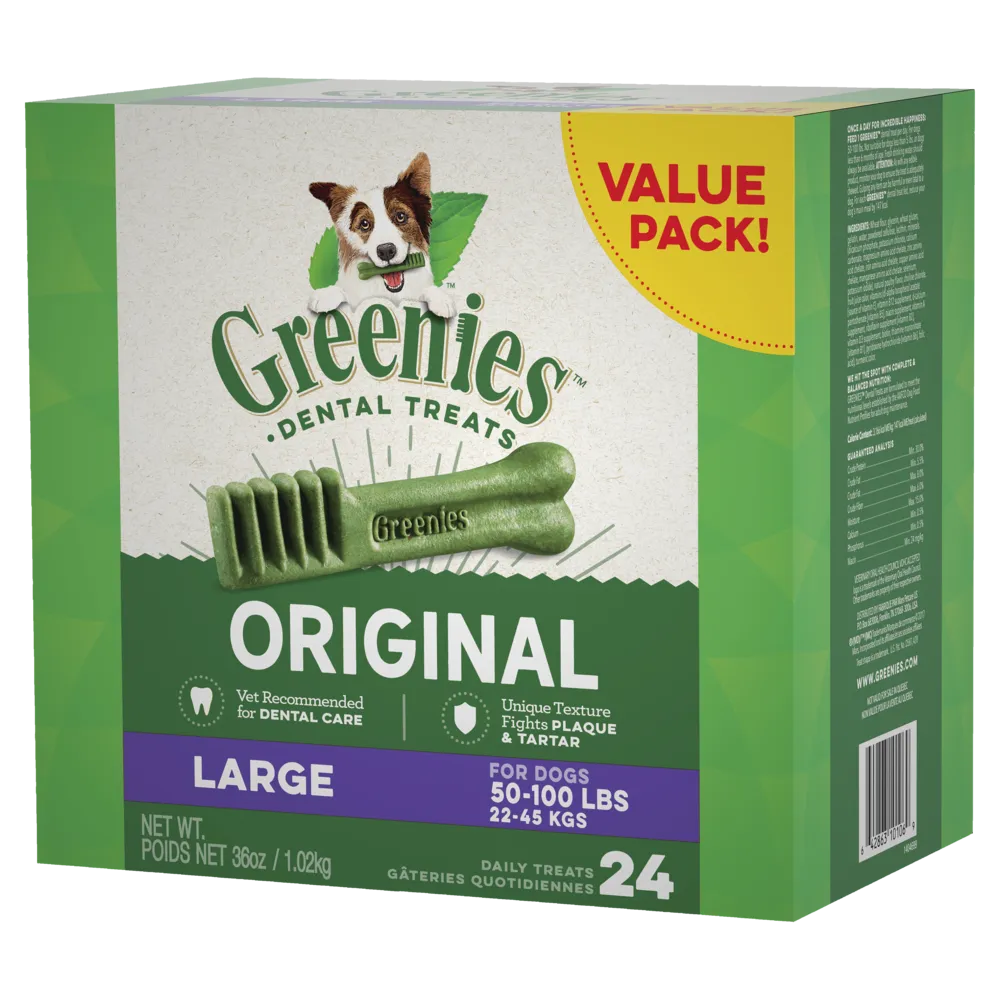 GREENIES - Original Value Pack Large Dog Treat (1kg)