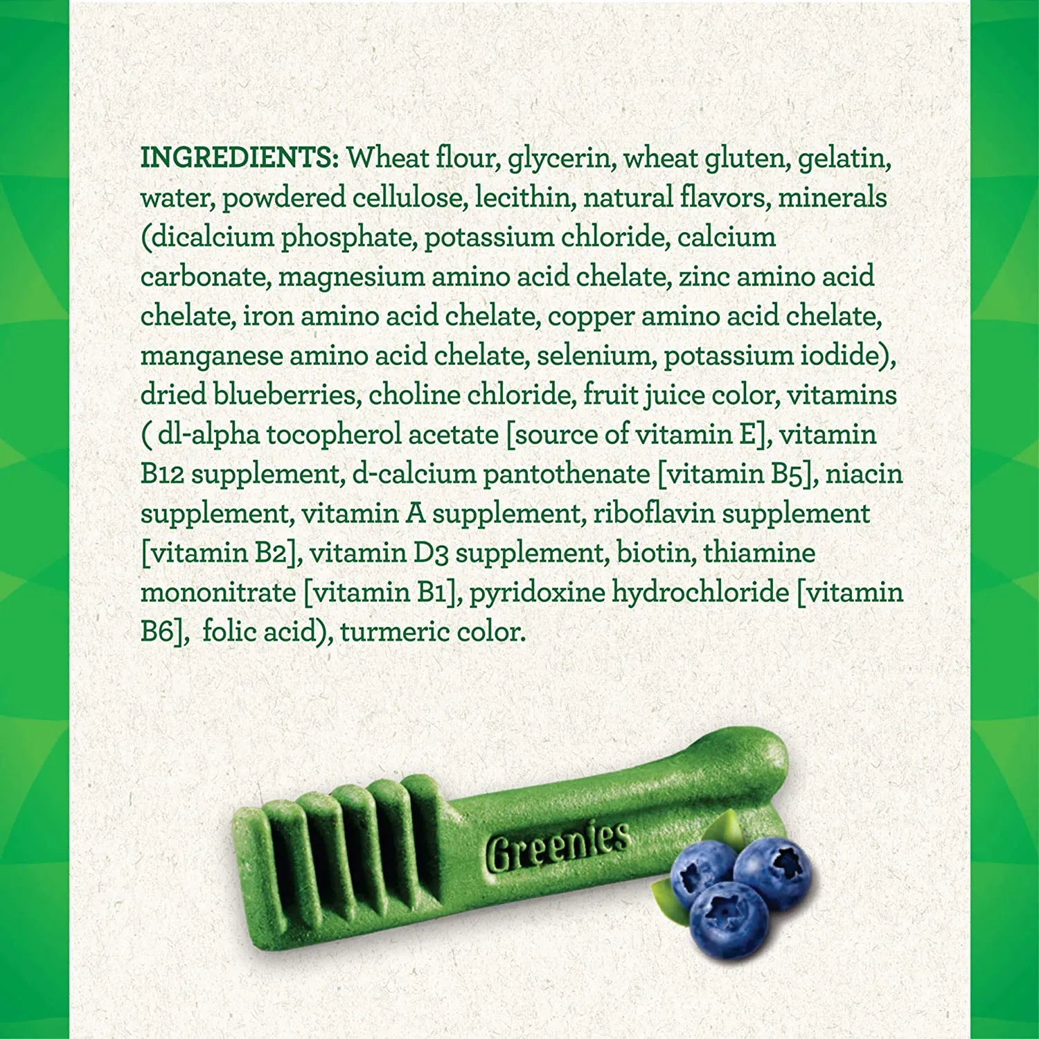 Greenies Petite Blueberry Treat Pack Dental Dog Treats - 12 oz