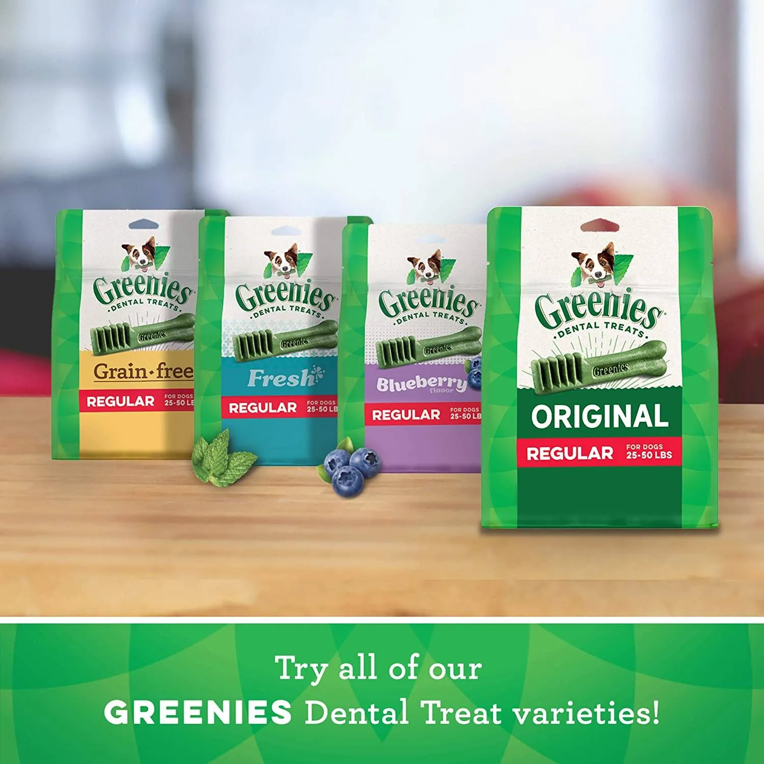 Greenies Petite Blueberry Treat Pack Dental Dog Treats - 12 oz