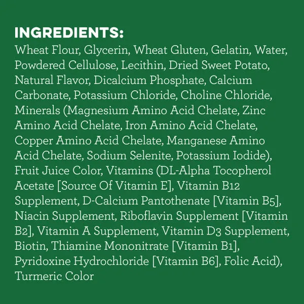 Greenies Sweet Potato Flavored Petite Dental Treats