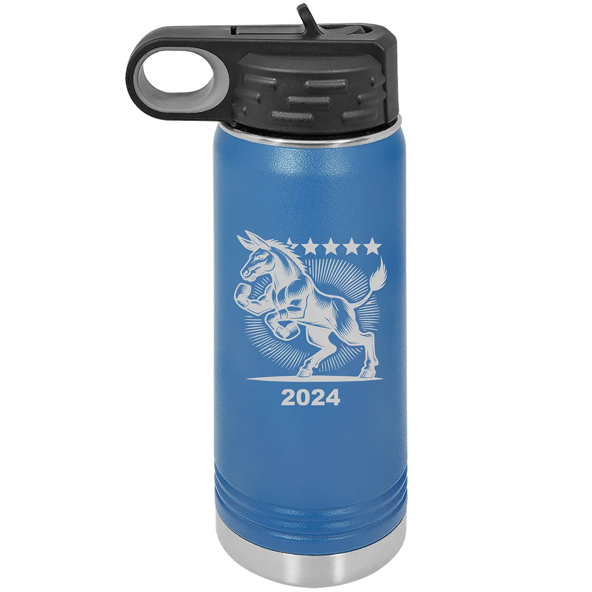My Politics 20oz Royal Blue Water Bottles