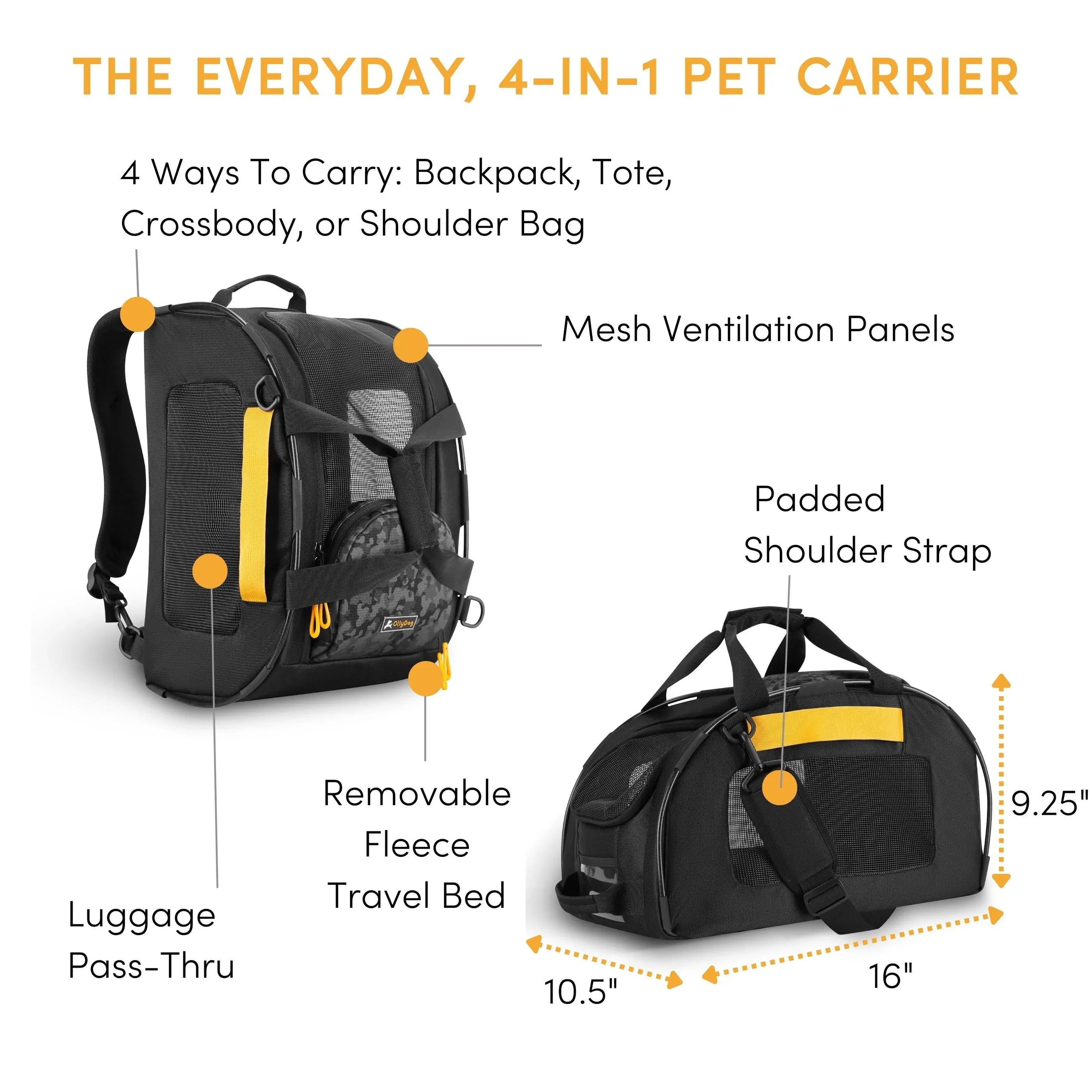 OllyDog Meridian Dog Carrier
