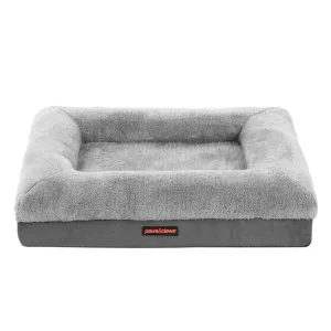 Paws & Claws WINSTON ORTHOPEDIC FOAM WALLED BED MEDIUM - GREY