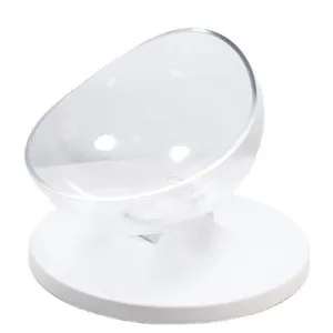 Plastic Cat Feeder with Anti-Slip Base