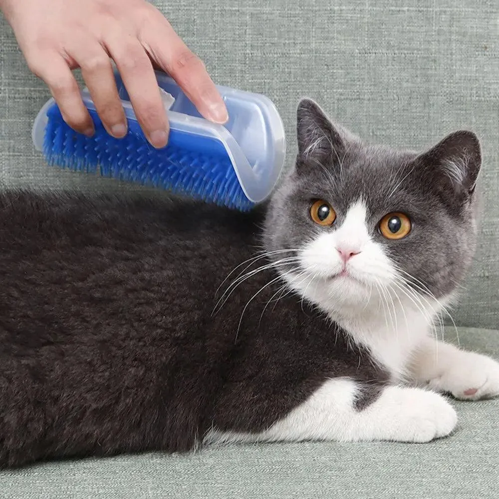 PurrfectGroom Self-Massage Cat Brush