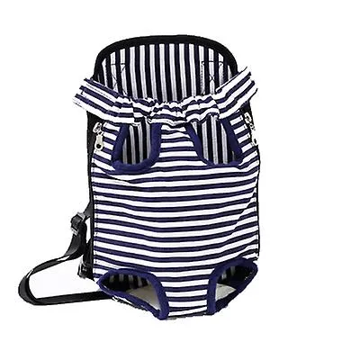 S 28*18cm green and white Outdoor portable pet bag, breathable Mesh backpack for cats and dogs AZ19611
