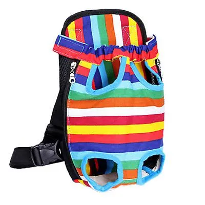 S 28*18cm pink Outdoor portable pet bag, breathable Mesh backpack for cats and dogs AZ19619