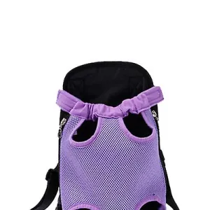 S 28*18cm purple Outdoor portable pet bag, breathable Mesh backpack for cats and dogs AZ19623
