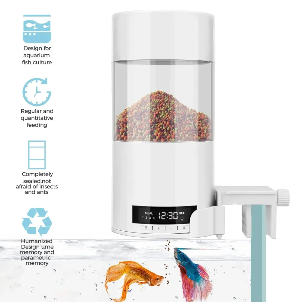 Shyfish Digital Automatic Fish Feeder – Aquarium Food Timer