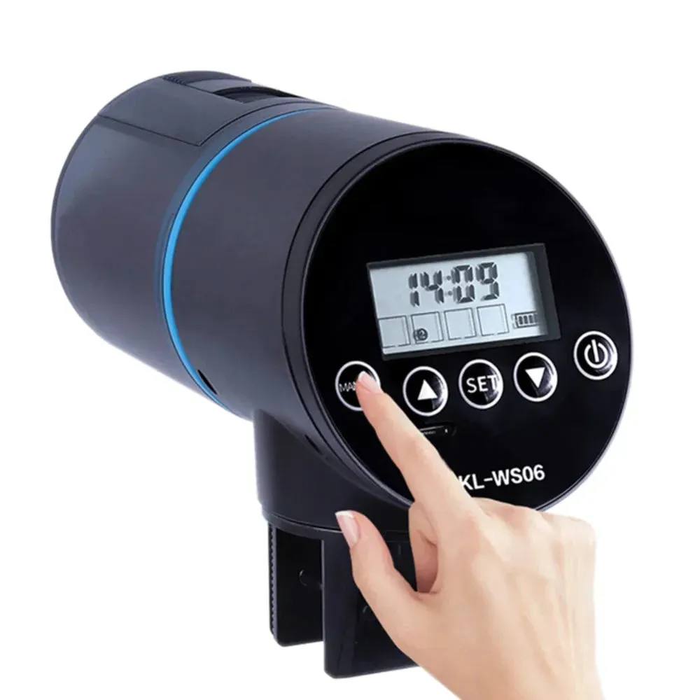 Shyfish Digital Automatic Fish Feeder – Aquarium Food Timer
