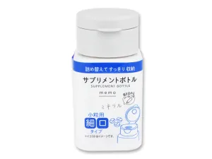 Supplement bottle narrow mouth