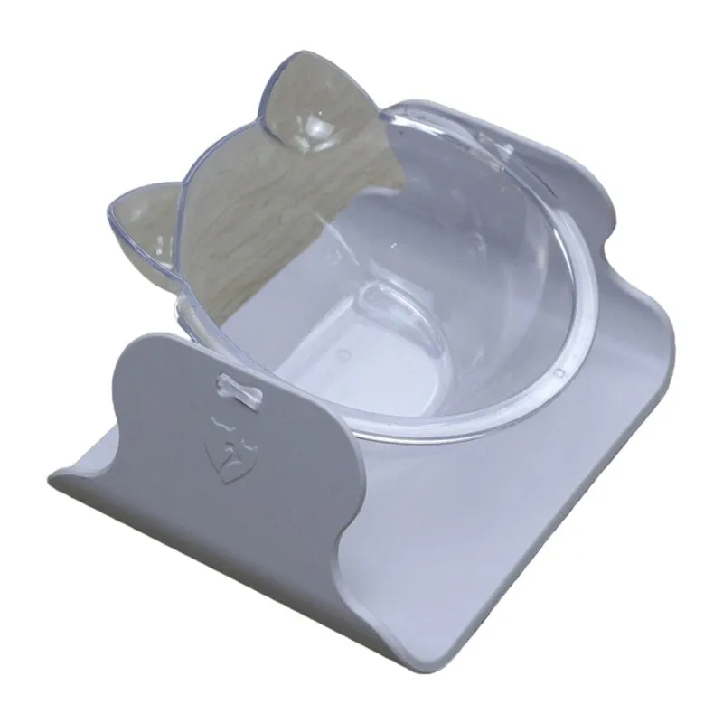 Tilted Raised Food Bowl
