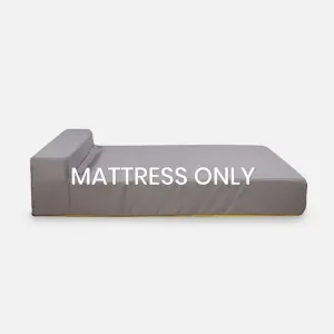 Tough Ripstop™ Giant 7" Bolster Orthopedic Dog Bed Mattress