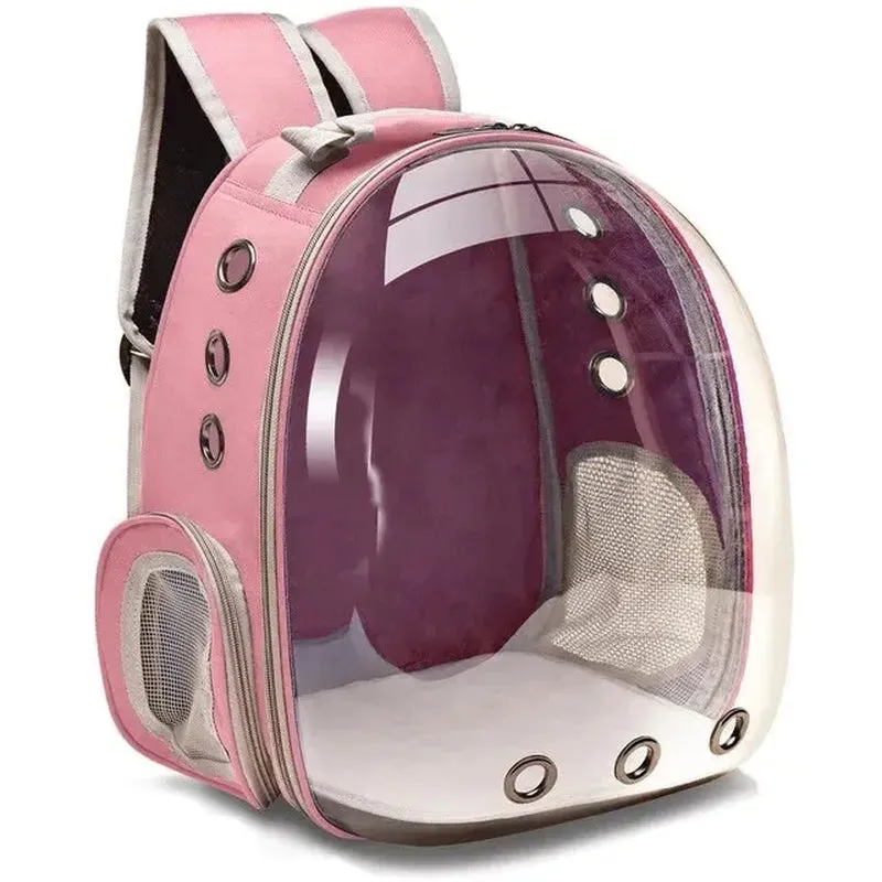 Transparent Capsule Bubble Pet Backpack