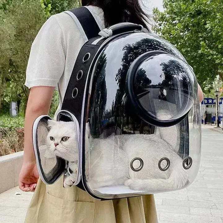 Transparent Capsule Bubble Pet Backpack
