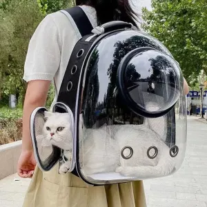 Transparent Capsule Bubble Pet Backpack