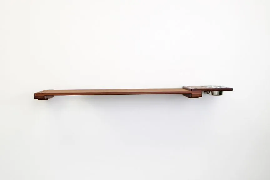 Wall-Mounted Cat Feeding Shelf - by Catastrophic Creations