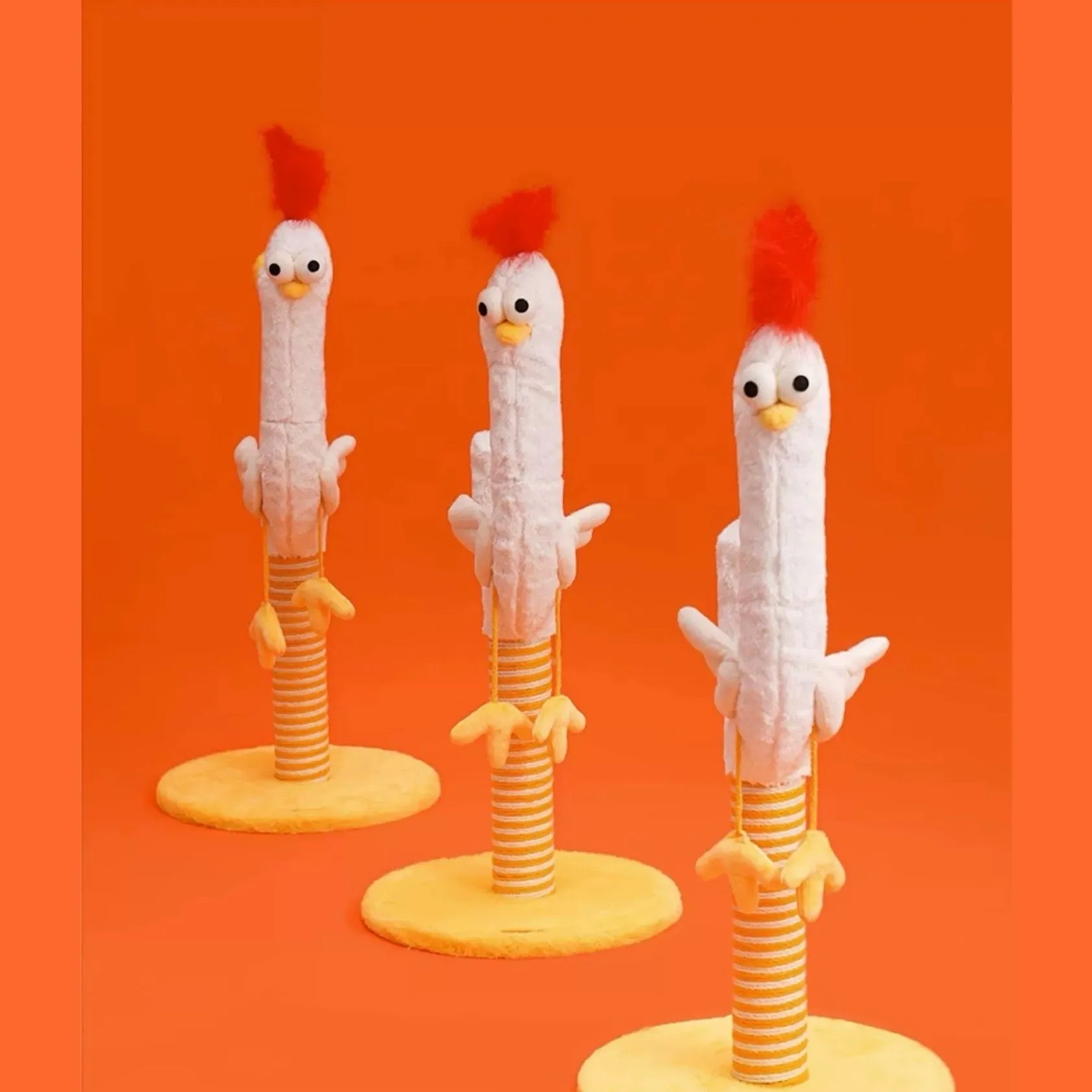 ZEZE Chicken Cat Scratching Post