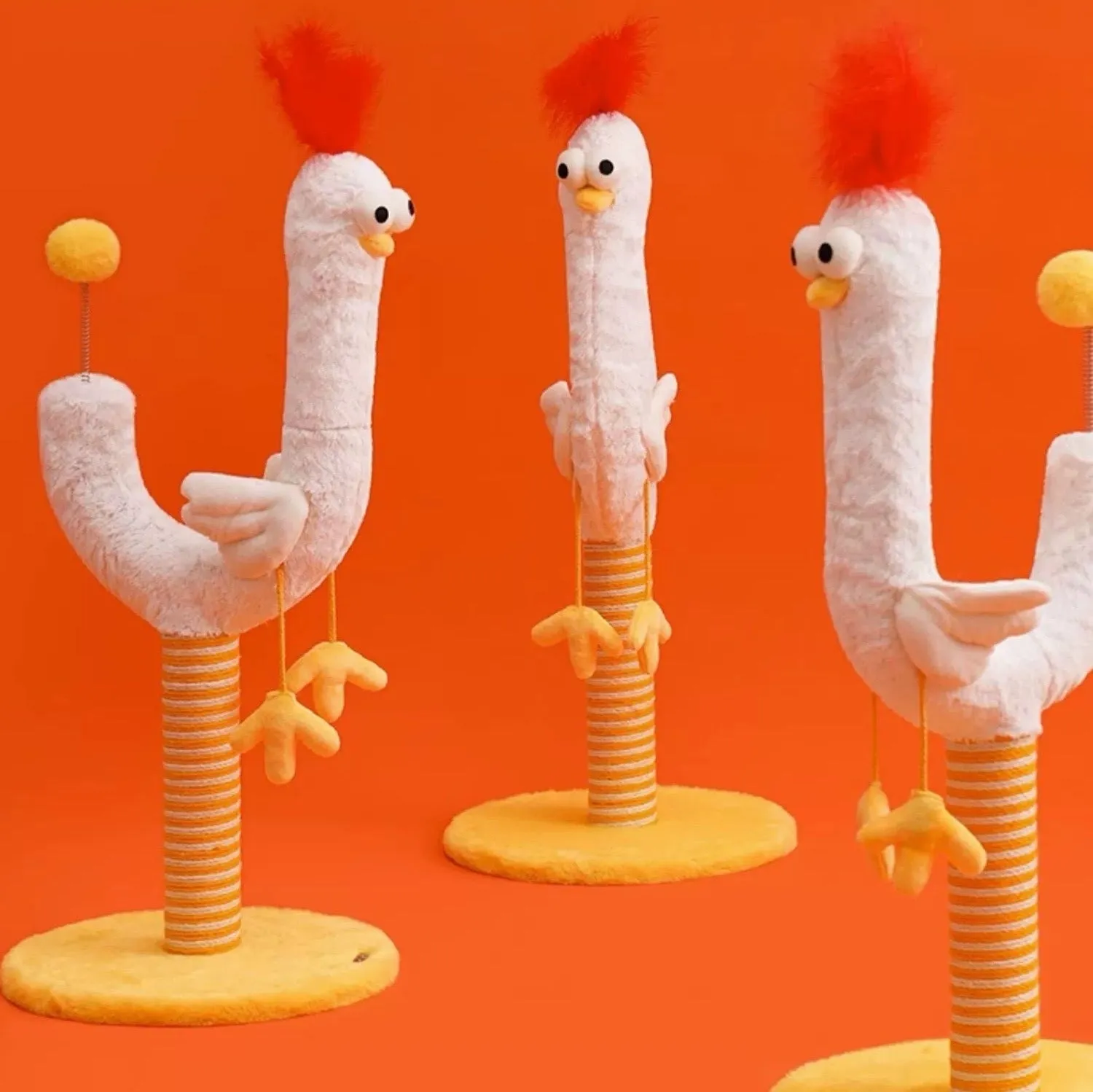 ZEZE Chicken Cat Scratching Post